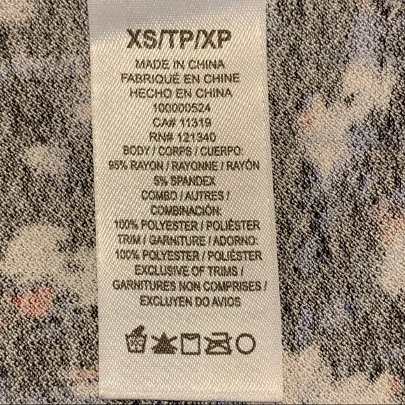 Dynamite printed tank top with black faux leather cutout - Picture 10 of 11